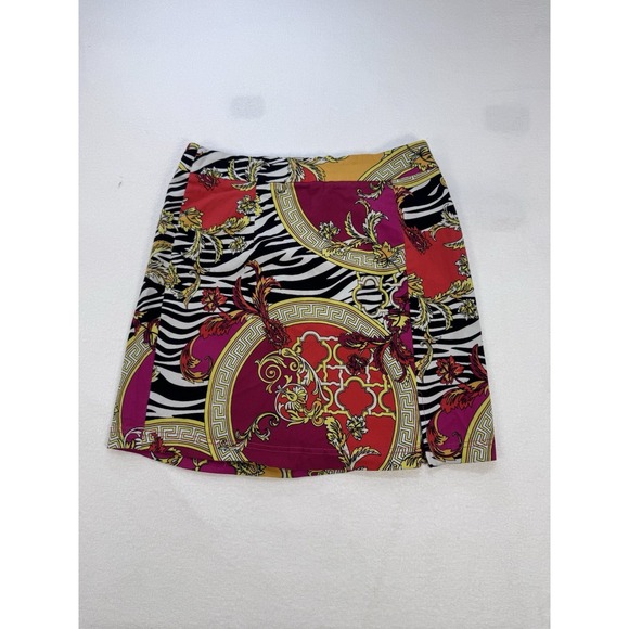 like an angel Dresses & Skirts - Like An Angel Women’s XL Mini Skirt Baroque Zebra Print Stretch Pull On